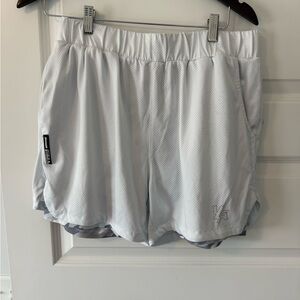 YoungLA White Athletic Shorts